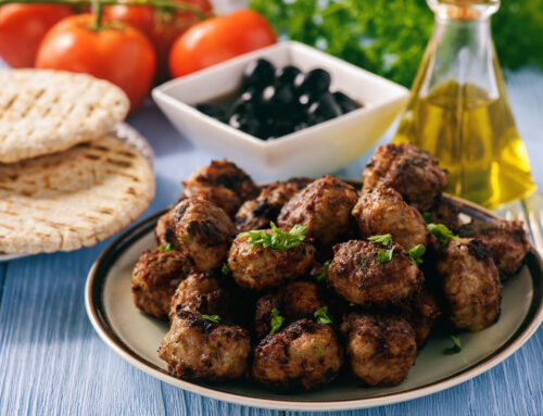 Keftedes: Fried Greek Meatballs